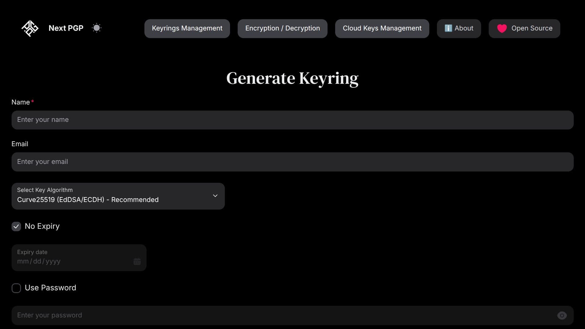 NEXT PGP screenshot 3
