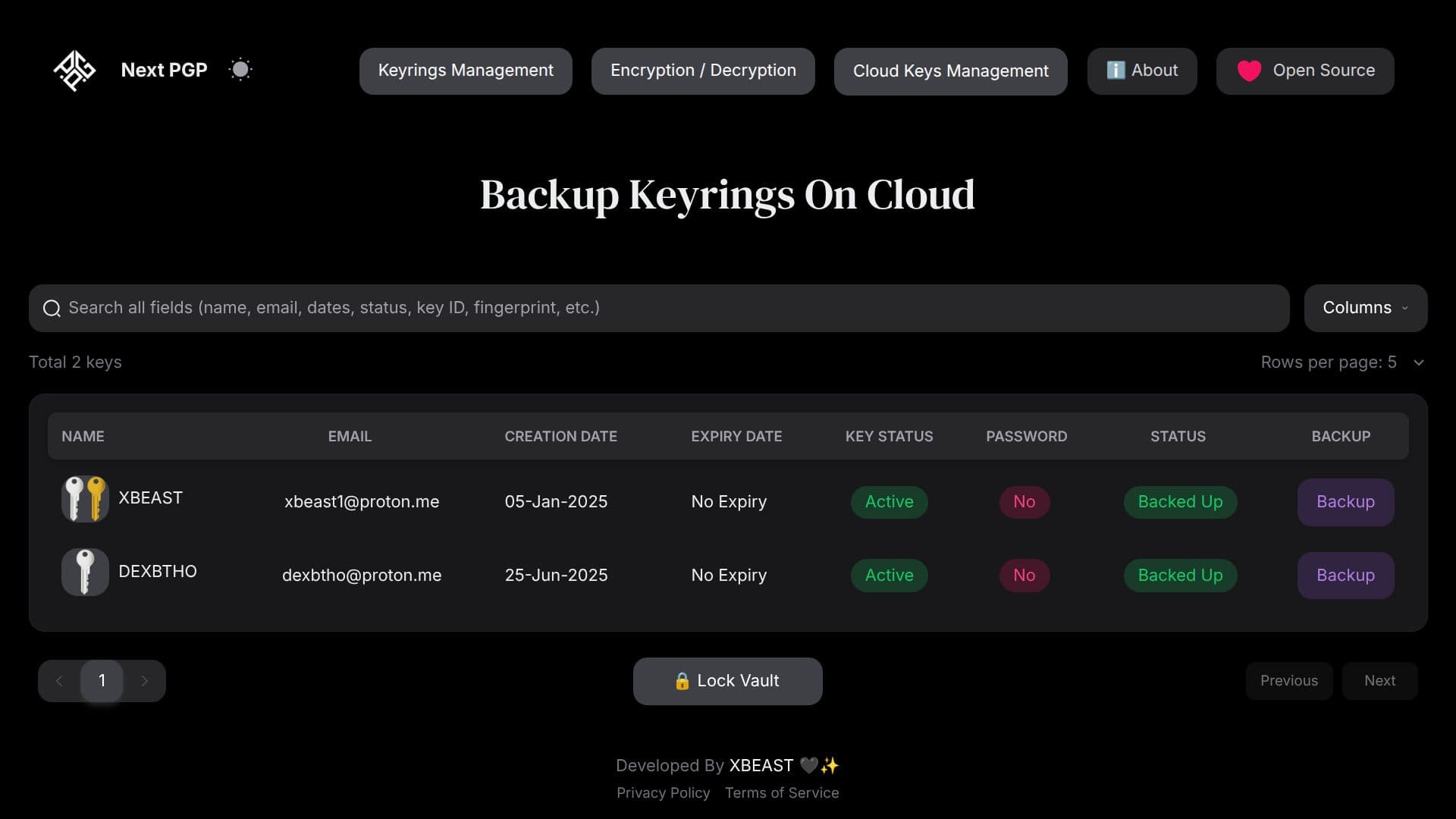NEXT PGP screenshot 7